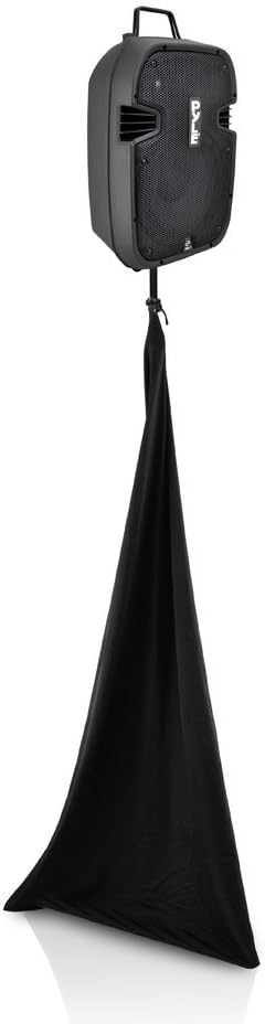 Universal Lighting Tripod Stand Scrim - Dj Light Speaker Stand Skirt Tripod Scrim Cover w/Hook and Loop Stretchable