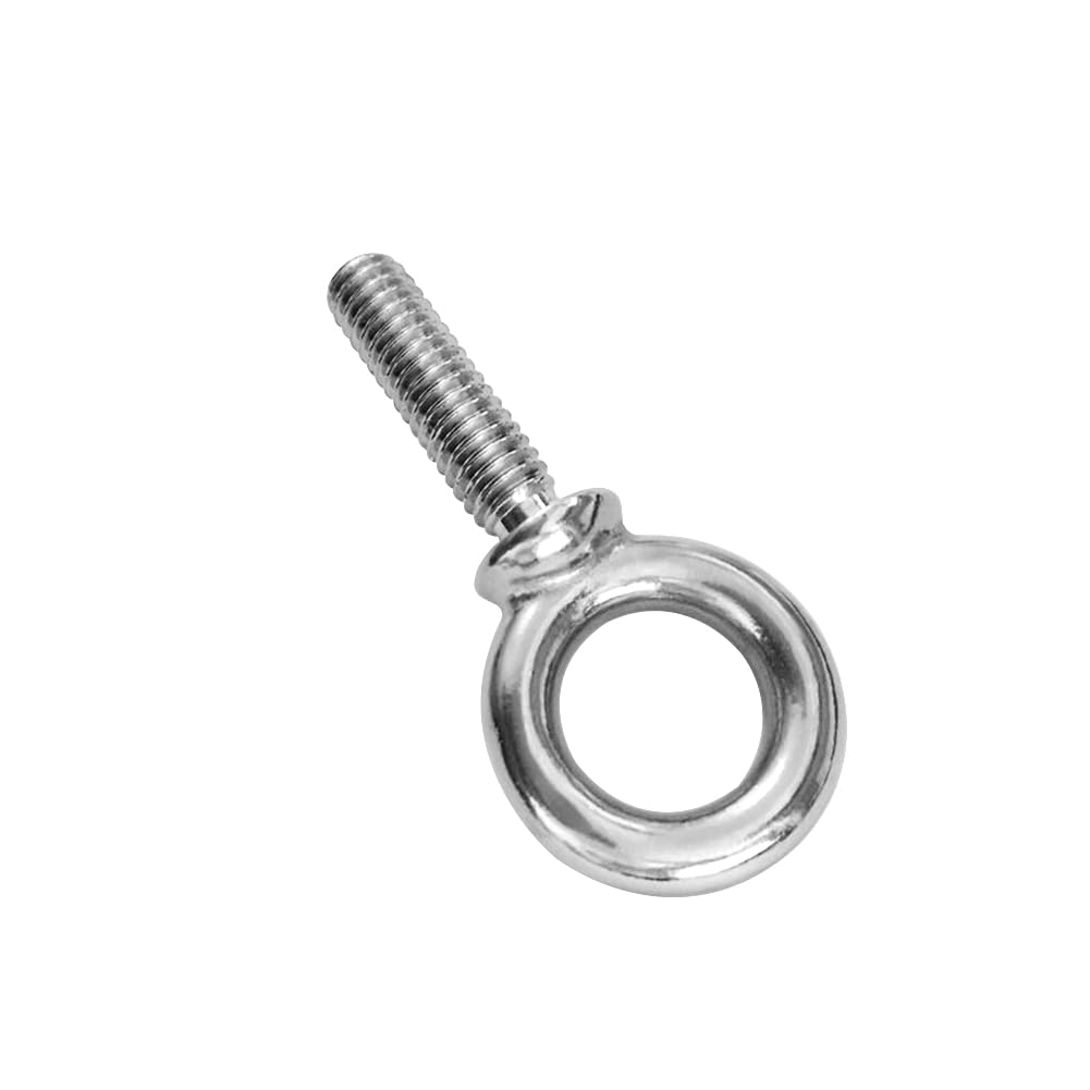 1/2"-13 x 1-1/2" UNC Lifting Shoulder Eye Bolts Marine Grade 10Pack