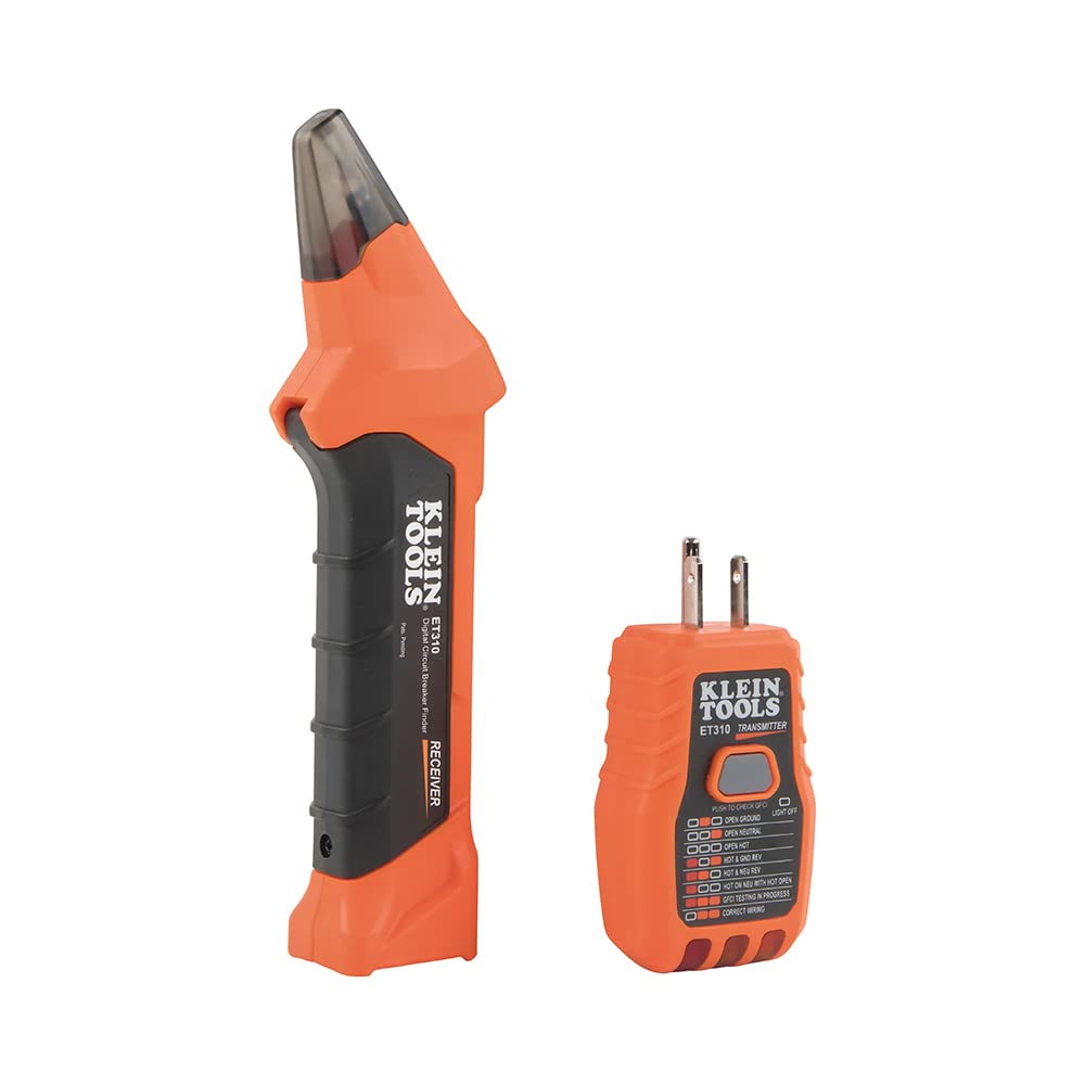 ET310 AC Circuit Breaker Finder, Electric and Voltage Tester with Integrated GFCI Outlet Tester