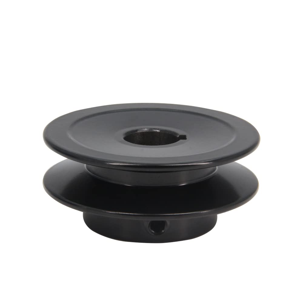 AK25 Single Groove Web Sheaves,2.5" OD 5/8" Bore V-Belt Sheave Cast Iron for V-Belt (5/8"Bore-2.5"OD, 1 Groove)