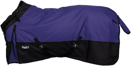 TOUGH1 1200D Turnout Blanket with SNUGGIT, 300-G, Purple, 81-in
