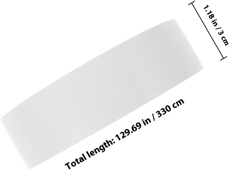 PVC Adhesive White Warning Tape Floor Marking Tape 2 Rolls