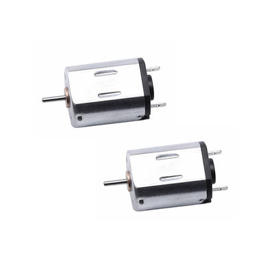 Acxico 2 pcs Mini N20 DC 6V-12V High Speed Micro 10mm*12mm Electric Motor Dual Shaft Slot
