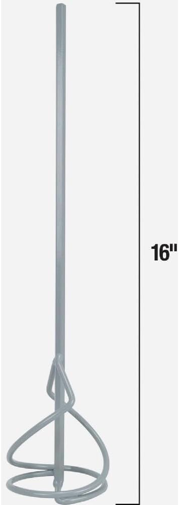 61210 16 in. Steel Universal Thinset and Grout Mixing Paddle for Cordless and Corded Drills