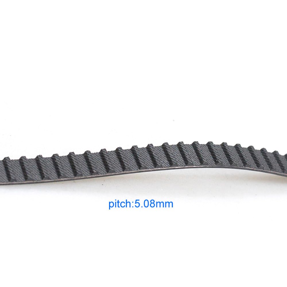 210XL Rubber Pulley XL Timing Belt Close Loop Synchronous Belt 1/5" Pitch 10mm Width Extra Light (210XL)