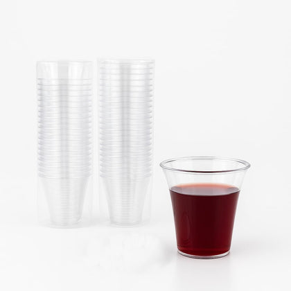 Clear Disposable Communion Cups 100 Count Fits Standard Communion Trys