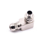 Elecbee Profibus M12 Field Wireable Connector Assembly Cable Plug Shiled (5 Pin Male A-Code Right Angle)