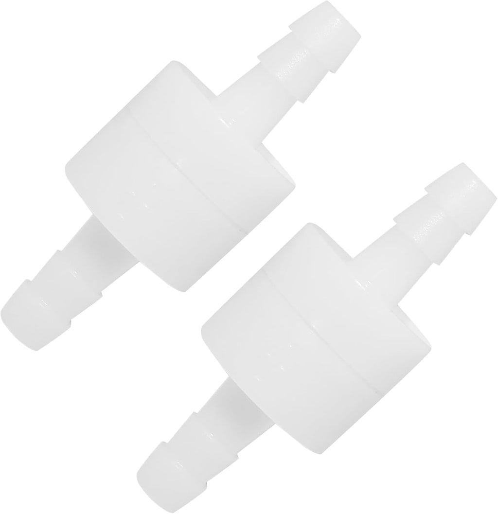 Luomorgo 1/4" Inline Check Valve, One-Way Non-Return Air Check Valve, 2 Pcs