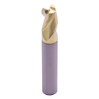 5/16" 3 Flute Solid Carbide Stub Square End Mill for Aluminum - ZrN Coated