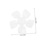 Refrigerator Condenser Fan Blade Plastic Fridge Replacement Part White