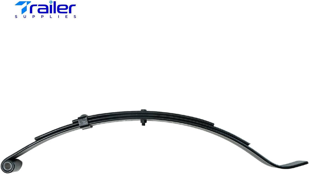 Pair of 24.25" 3-Leaf Radius End Trailer Spring 1-3/4" Wide for 1,500 Capacity Rated Trailer Axles (Single Axle - 750