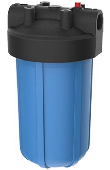 Pentair Pentek 150237 Big Blue Whole House Filter Housing, 1" NPT 10-Inch | HFPP Cap with Pressure Relief; 1 in NPT
