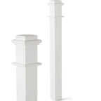 Newel Post 3.5 x 48 in Solid Poplar Notched Interior Stair Post
