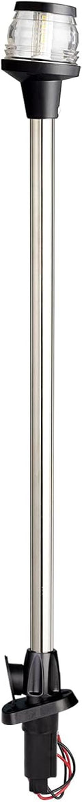 Young Marine All-Around LED Navigation Light with 2-Pin Standard Pole, 24" with Base