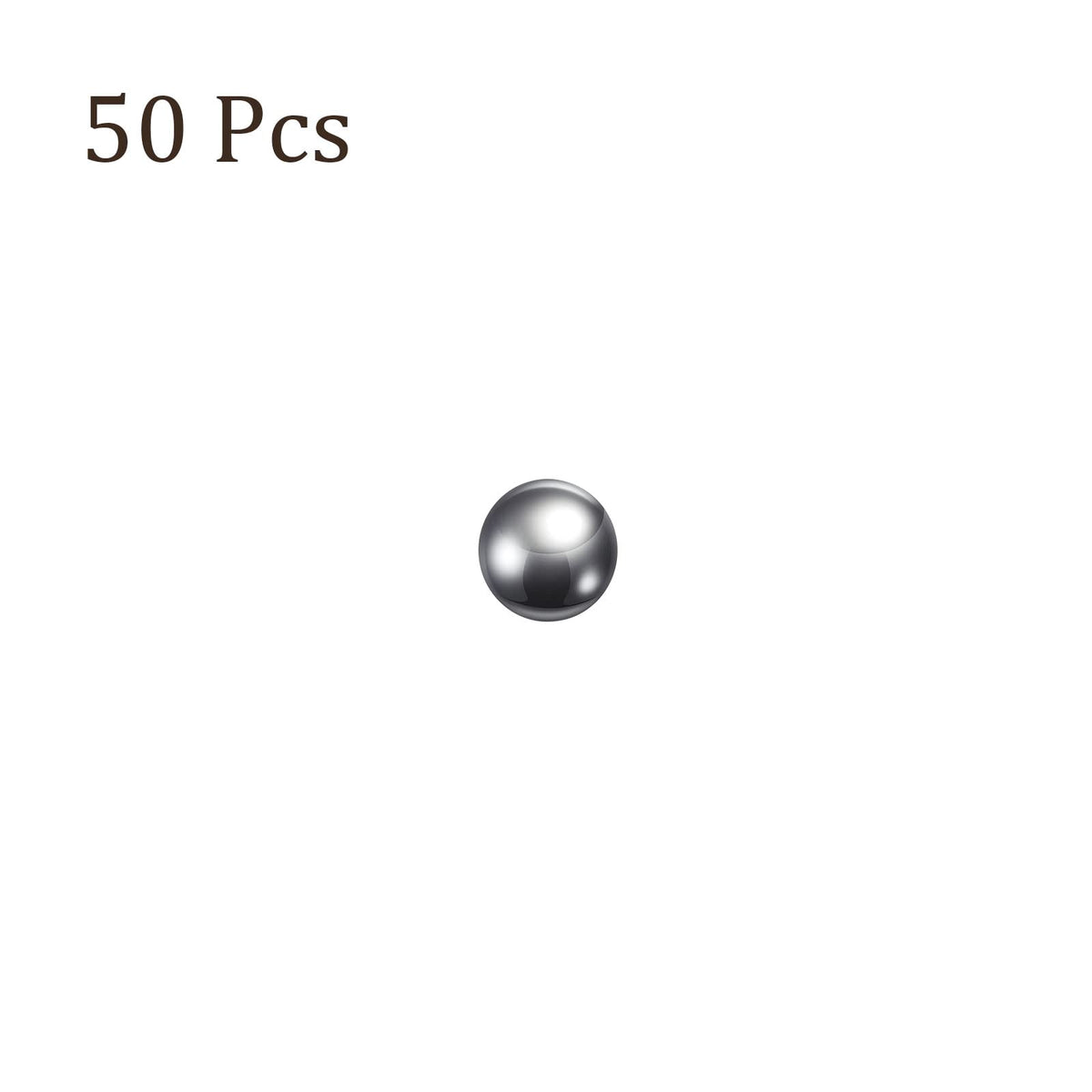 Kozelo 50pcs Precision Balls - [9mm] 304 Stainless Steel for Bearings Use, Solid