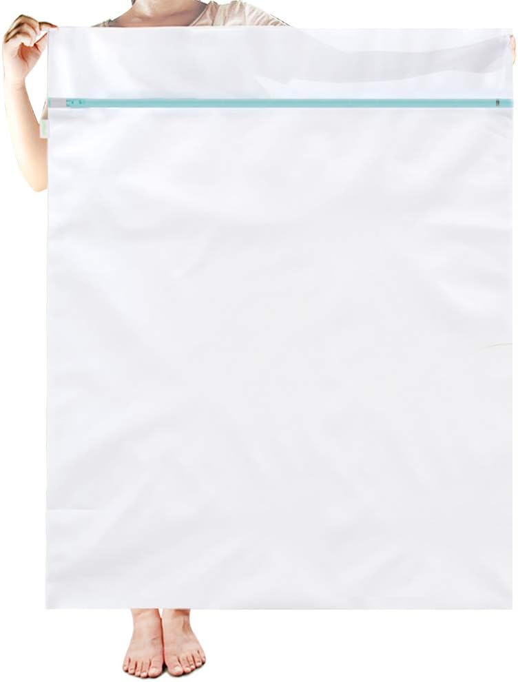 Large Mesh Washing Bag 43 x 35 Inch XXL Mesh Laundry Bag, Blue | Lingerie Bags for Laundry Large Washer Bag for