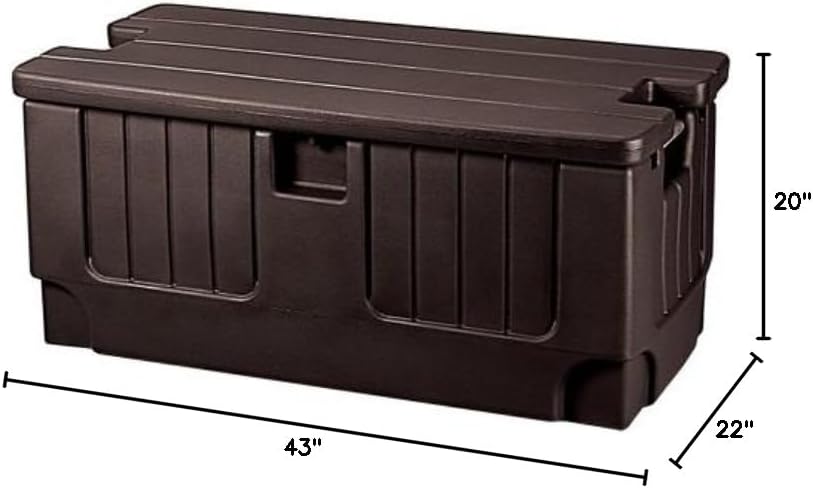 Horse Tack Trunk with Accessory Tray, Lockable, Black