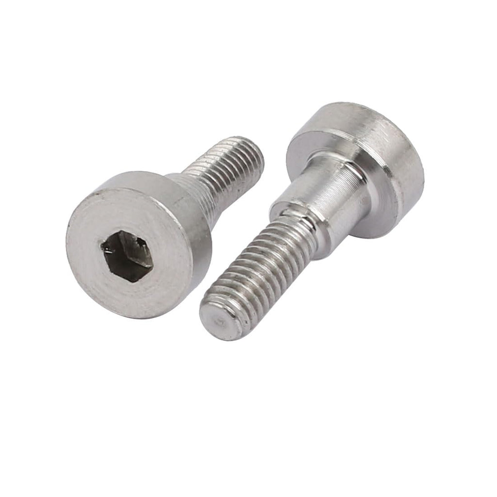 uxcell 10pcs 304 Stainless Steel Hex Socket Shoulder Bolt 5mm Shoulder Dia 5mm Shoulder Length M4 Thread