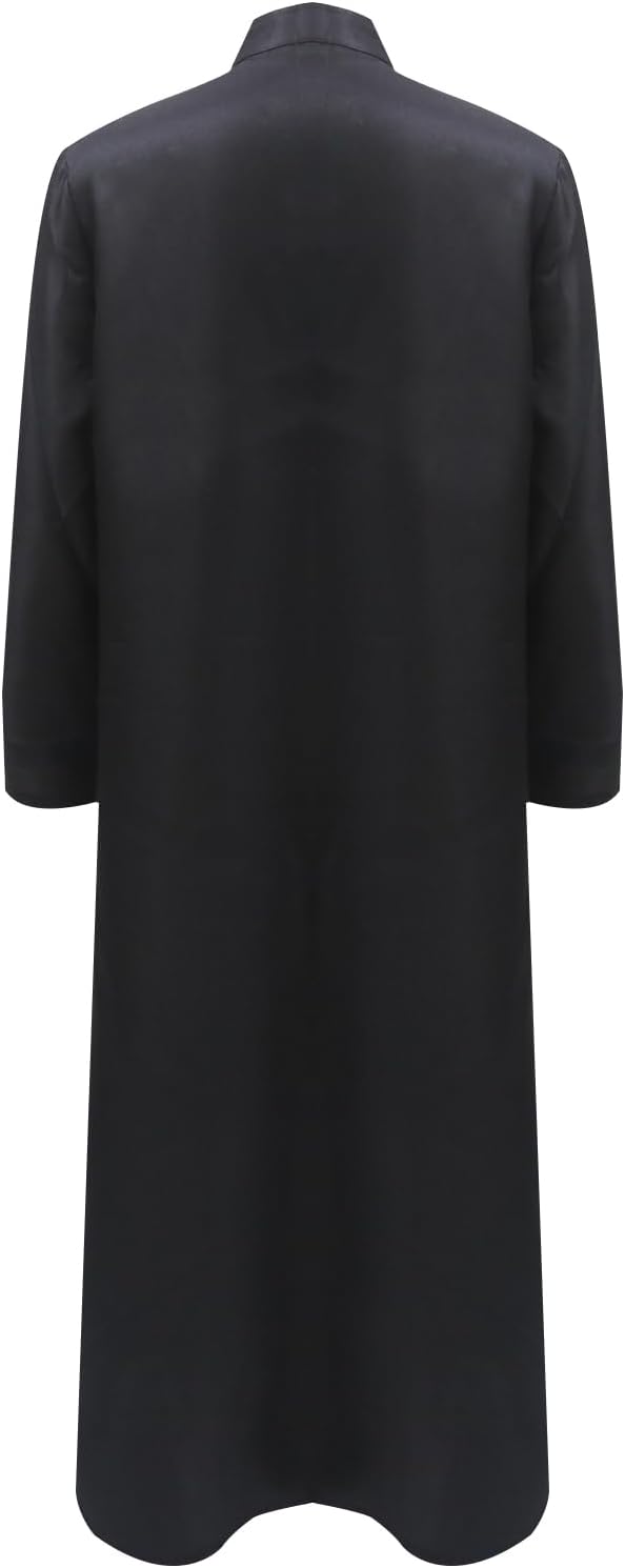Men's Cassock Robe Church Robe Choir Minister Clergy Pulpit Liturgical 5 colors