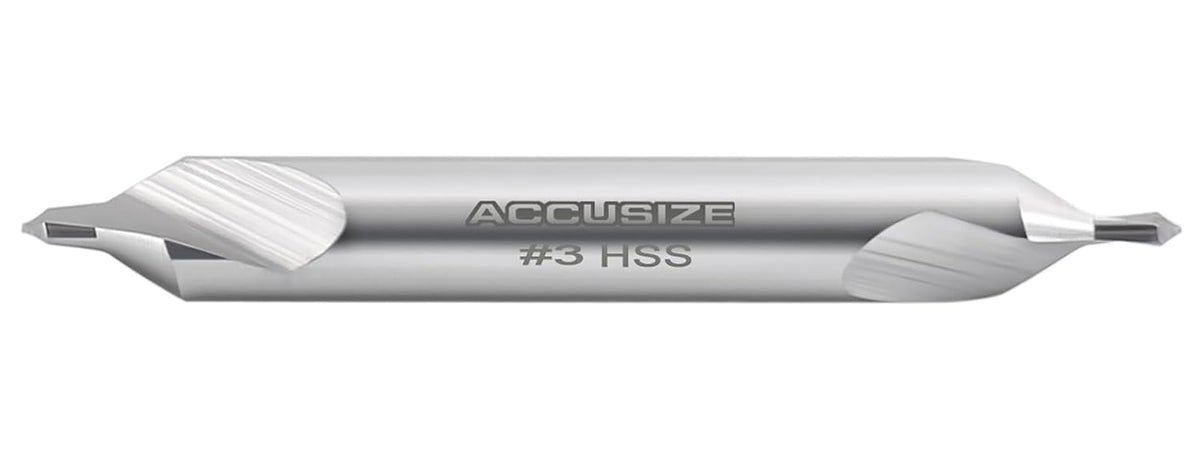 Accusize #3 HSS Center Drill, 0530-0300x10