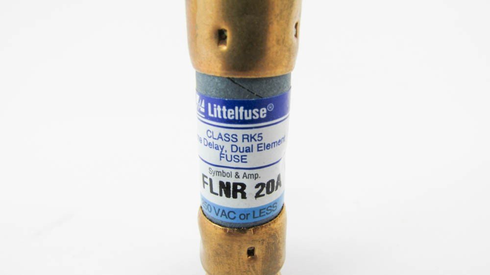 LITTELFUSE FLNR-20 20AMP, 250VAC, Class-RK5, Dual ELEMNET, Fuse, TIME DELAY