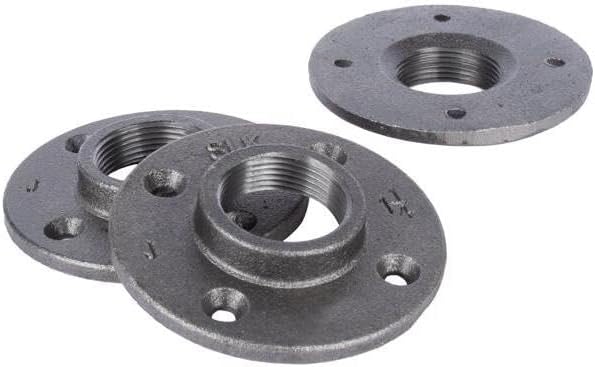 Black Pipe Fitting, Floor Flange, 1/4-In.