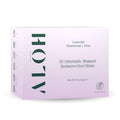 ALŌH Lavender Rosewood + Aloe Hand Sanitizer Wipes Individually Wrapped | Clean Hands, Clear Mind, On The Go, Travel