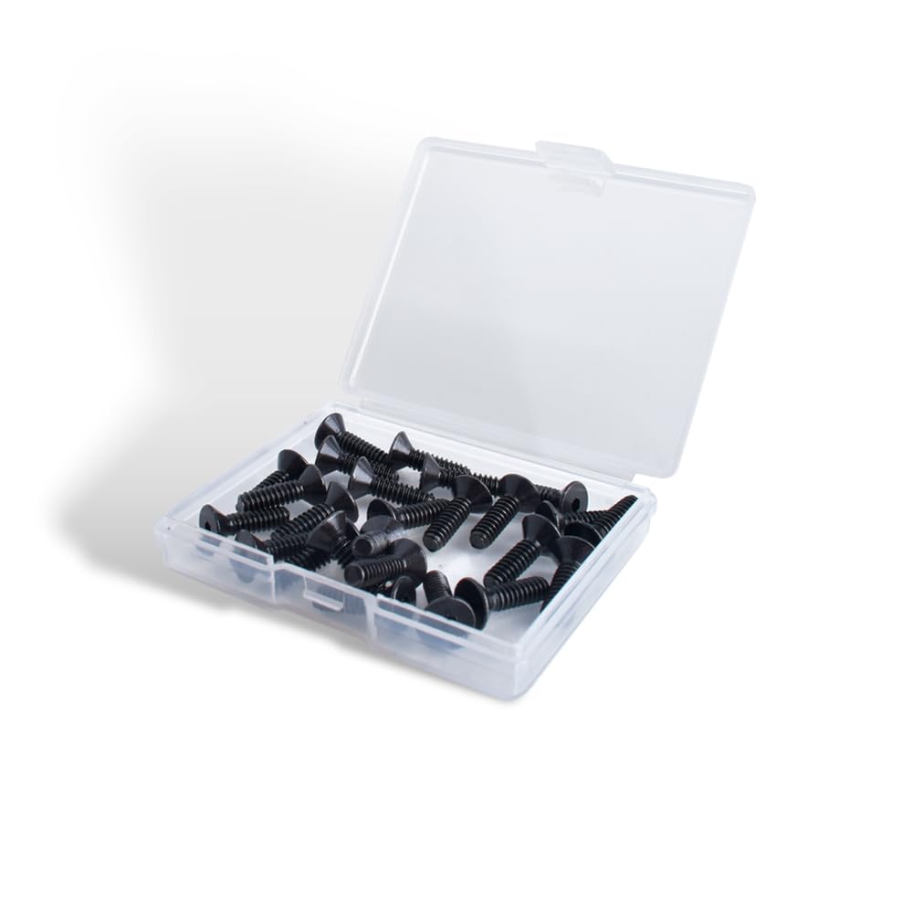 #6-32 X 1/2" Flat Head Socket Cap Screws 10.9 Grade Carbon Steel