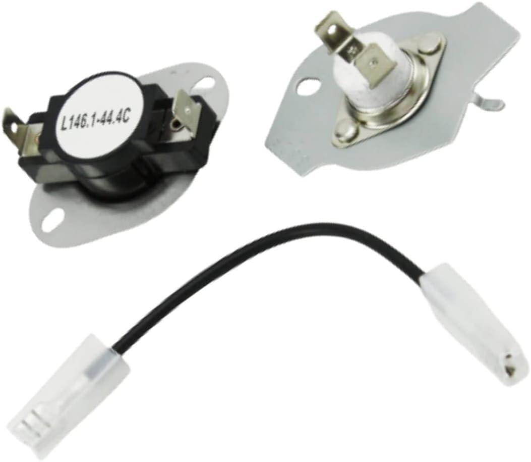 Dryer Thermostat Kit Replacement Part Compatible with WGD4810EW2