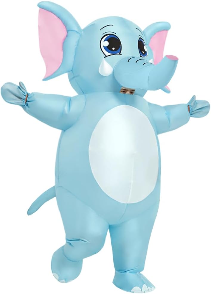 Inflatable Costume Adult, Elephant Adult, Full Body Blow up Costumes for Women Men, Inflatable Costume Funny