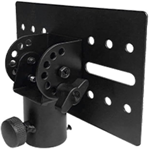 Rotatable 35mm Metal Mount Tripod Pole DJ Speaker Stand Adapter Top Cap, 175x110mm