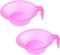 2 Pieces Hair Color Mixing Bowl Hair Color Bowl Hair Dye Bowl Applicator Bowl Plastic Color Mixing Tint Bowls Hair