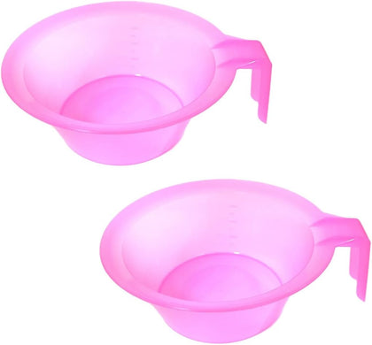 2 Pieces Hair Color Mixing Bowl Hair Color Bowl Hair Dye Bowl Applicator Bowl Plastic Color Mixing Tint Bowls Hair