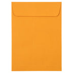 5 1/2 x 7 1/2 Open End Catalog Envelopes with Peel and Seal Closure - Brown Kraft Manila - 100/Pack