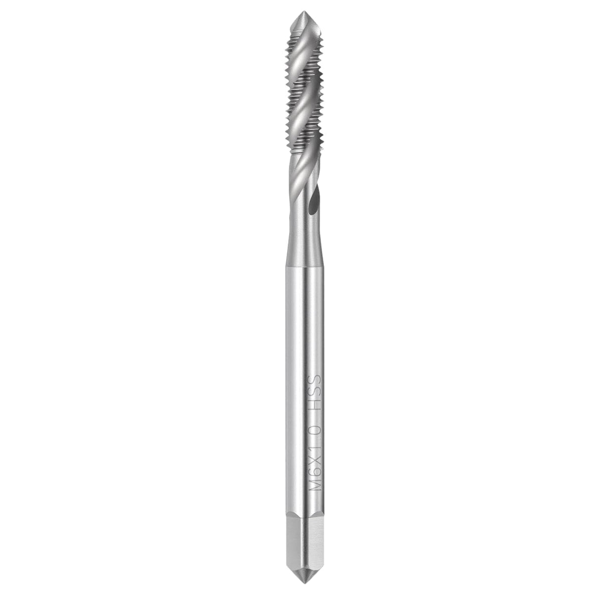 M6 x 1.0 Spiral Flute Thread Tap M2 High Speed Steel Polished