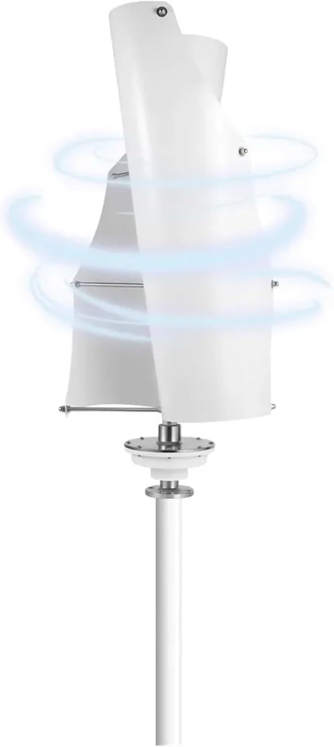 12V 400W Vertical Axis Wind Turbine Generator Kit MPPT Controller | Converts wind energy into electrical power for