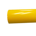 Glossy Yellow 021 Permanent Vinyl Film 651 Adhesive for Craft Cutters & Vinyl Sign Plotters, (12" x 10ft)