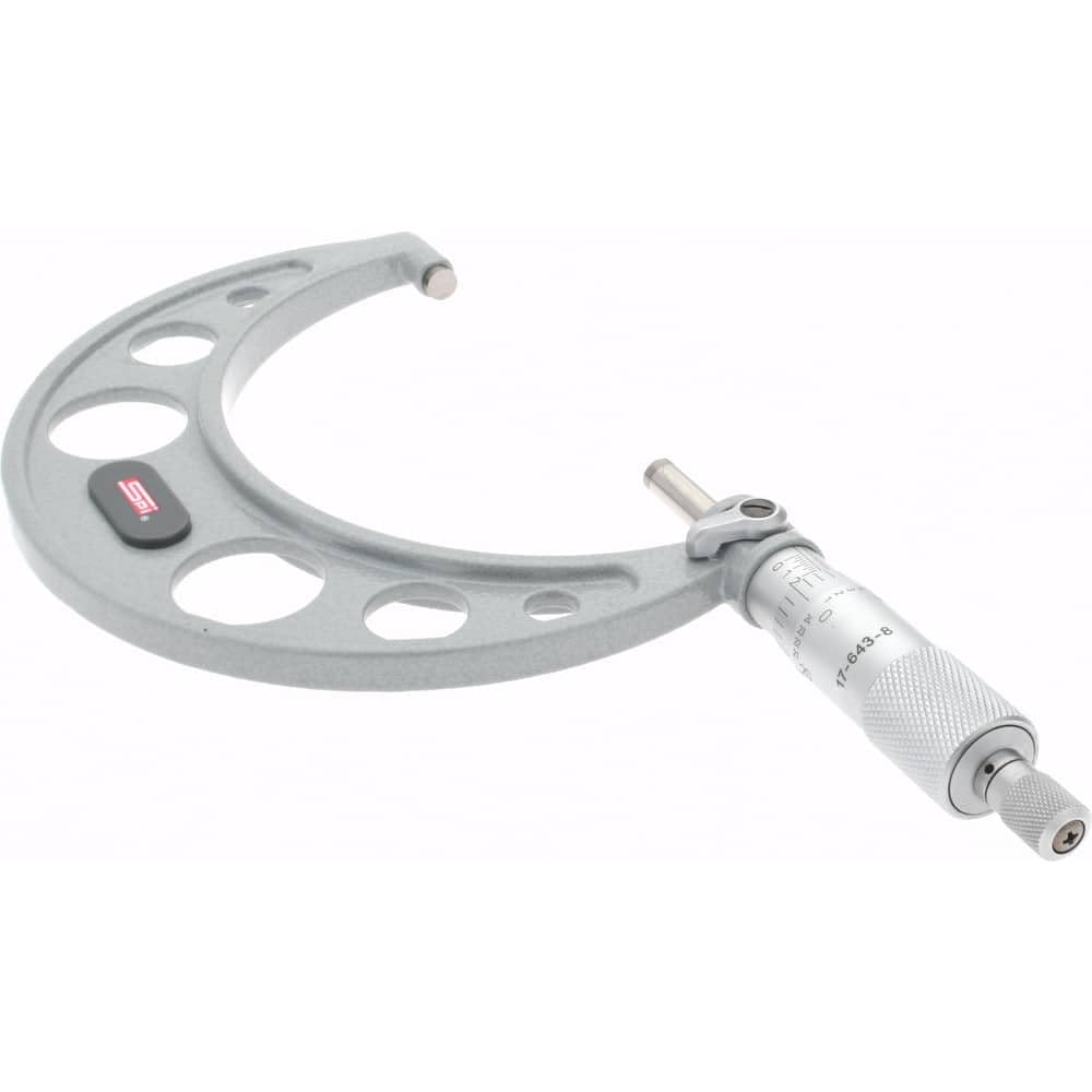 SPI 17-643-8 Calibrated Mechanical Outside Micrometer: 3" to 4 inch Range