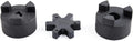 1/2" to 3/4" L095 Flexible 3-Piece L-Jaw Coupling Set & Buna-N NBR Rubber Spider