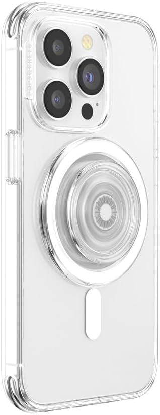 Phone Grip for MagSafe, Magnetic Holder, Phone Stand - Clear