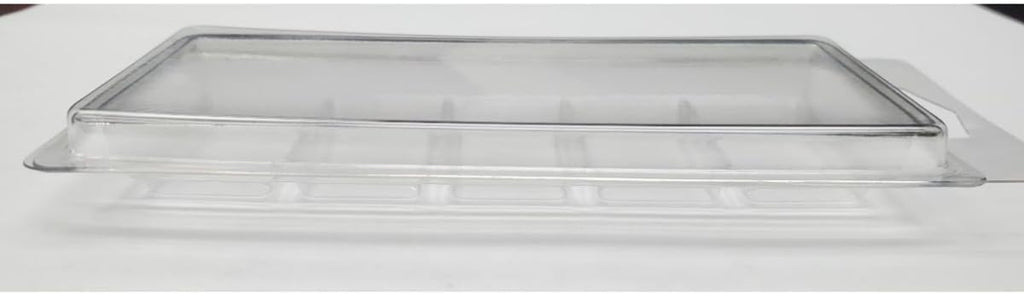 5 Cavity Snap Bar Wax Melt Clamshell (2 pc.) - 100 Sets Great for Snap Bars, Wax Melts, Handmade Soaps