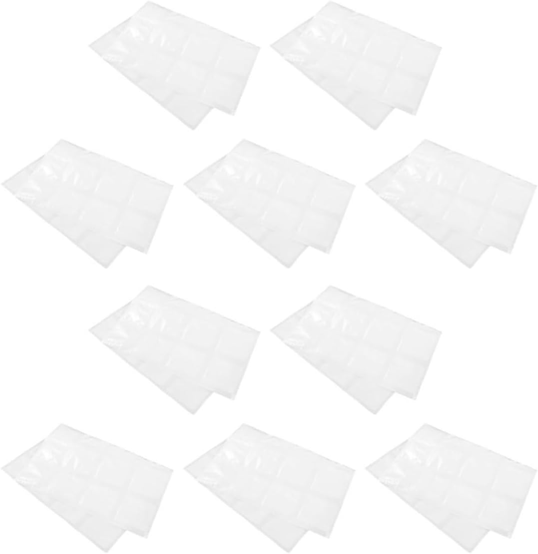Reusable Self Absorbing Ice Packs 10 Sheets 24 Slots White