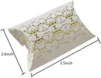 40 PCS Paper Gift Pillow Boxes Party Pillow Favors Box Small Candy Box Candy Treat Gift Boxes for Wedding