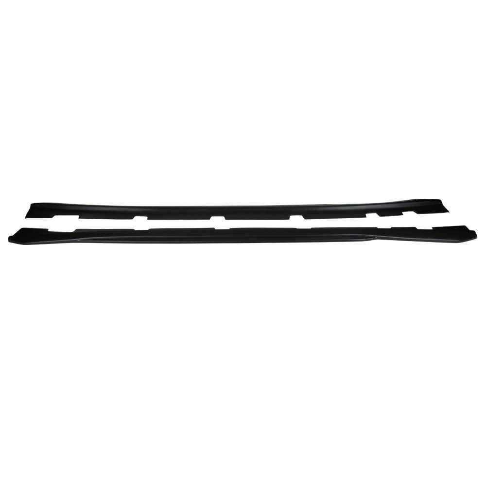 Fit 2011-2023 Dodge Charger Side Skirts Matte Black V2 Style Rocker Panels
