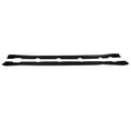 Fit 2011-2023 Dodge Charger Side Skirts Matte Black V2 Style Rocker Panels
