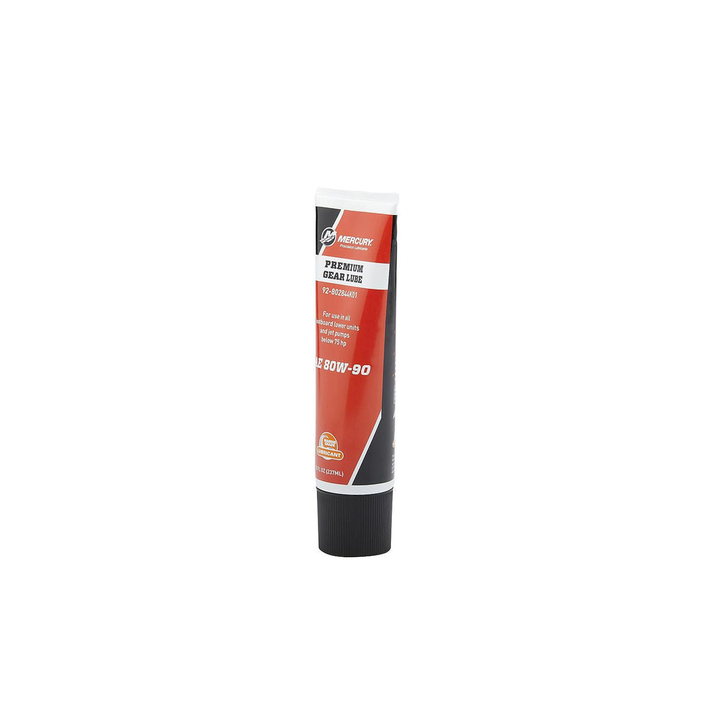 Mercury 80W-90 Premium Gear Lube for Outboards and Sterndrives, 8 oz
