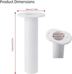Fishing Rod Holder Plastic with UV 90 Degree Flush Mount 2PCS for Yacht and Boats