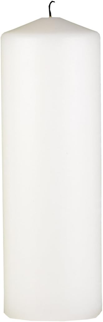 Wedding Accessories Unity Candle, White, 9-Inch