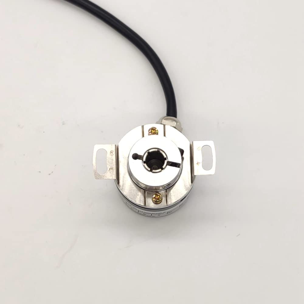 GHB38 Incremental Optical Rotary Encoder 8mm Hole Hollow Shaft, 38mm Outer Dia (NPN output/5-26V DC, 2500P/R)