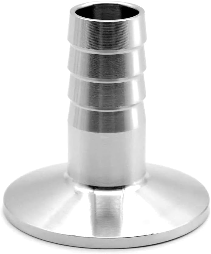 Beduan 1.5 Tri Clamp to 3/4 Barb Fitting Stainless Sanitary Home Brew